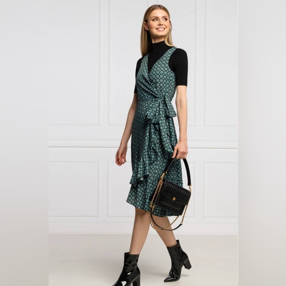 Tory Burch Medallion Wrap Dress